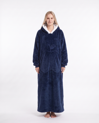 Hoddie™ Bärbar Filt-Hoodie – Oversized Mysfilt med Huva Unisex