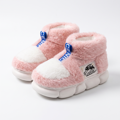 Hoddie™ mystofflor i rosa – tjocksulade och halkfria